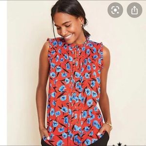 NWT ANN TAYLOR beautiful blouse. Size Small.